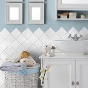 Azulejo Casablanca Blanco 13x13