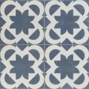 BARCELONA BLUE FLOWER 44x44cm