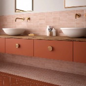 Azulejo Palma PINK BRILLO 5x15cm