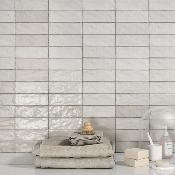 Azulejo Riad Blanco 6.5 x 20 cm