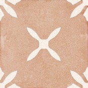 LAURASIA CLAY FLOR 22,3x22,3cm