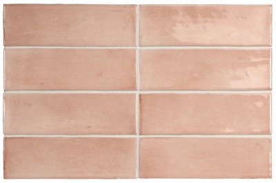 Azulejo Palma PINK BRILLO 5x15cm