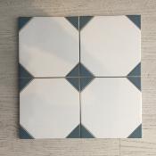 OCTO CUADRADO BLUE CANTERBURY 33x33cm