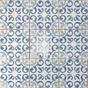 Antigua Marisma Azul 20x20cm