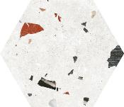 HEXAGONO TERRAZO SEVILLA WHITE