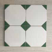 OCTO CUADRADO GREEN CANTERBURY 33x33cm
