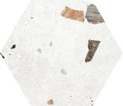 HEXAGONO TERRAZO SEVILLA WHITE