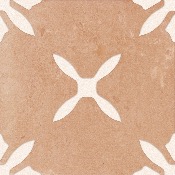 LAURASIA CLAY FLOR 22,3x22,3cm