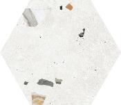 HEXAGONO TERRAZO SEVILLA WHITE