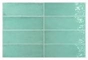Azulejo Fango Aquamarine BRILLO 5x15cm