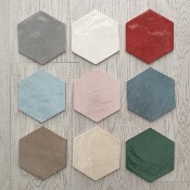Azulejo Riad HEXAGONAL BLANCO 16,2 x 18,5cm