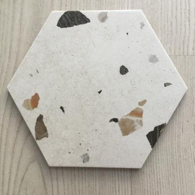 HEXAGONO TERRAZO SEVILLA WHITE