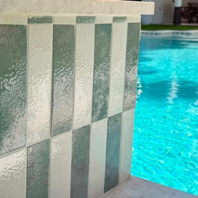 Azulejo Greenland Teal Brillo 6,4x22,3cm